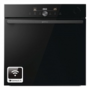 Духовой шкаф с добавлением пара Gorenje BSA6747DGWI (Advanced / 77 л / до 300 °C / Чёрный, стекло /Пиролиз/телескоп. напр. (x2) / термозонд / Wi-Fi/A+ Чёрный