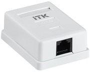 Розетка ITK (CS2-1C5EU-12) настен.RJ45 1 кат.5E UTP бел. 