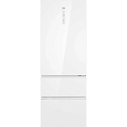 Холодильник многодверный Haier A4F745CGWGRU1 (Объем - 463 л / Высота - 200,6 см / Ширина - 70 см /  A++ / Белое стекло / Wi-Fi (Evo) / No Frost) белый