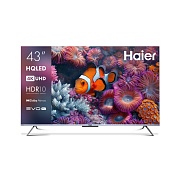 Телевизор Haier 43" S3 4K UHD HQLED Android TV серебристый