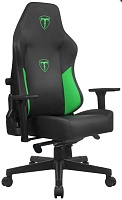 Игровое кресло Tline Grand, класс4 чёрный/зеленый 