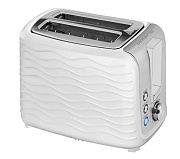 Тостер Polaris PET 0922 (900 Вт/ тостов - 2/ подогрев, размораживание, решетка для подогрева булочек, поддон для крошек/ пластик/ белый) 