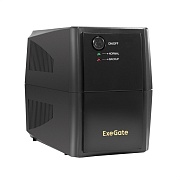 ИБП Exegate  BNB-500.LED.2SH <500VA/300W, LED, 2*Schuko, Black> EX294611RUS 