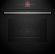 Духовой шкаф Bosch HBG7721B1 (Serie8 / 71 л / до 300 °C / чёрное стекло / Гриль / Пиролиз / Home Connect / Hotair Gentle / SoftClose / A+) чёрный