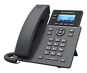 Телефон VoIP Grandstream GRP2602, 2 SIP линии, порт 100 Мбит, 2,4" монохромный экран (с подсветкой) 