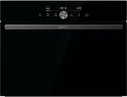 Духовой шкаф компактный с СВЧ Gorenje BCM4547DG (G600 / 50 л / до 250 °C / Чёрный, стекло / AquaClean / съемные напр. / GentleClose) чёрный