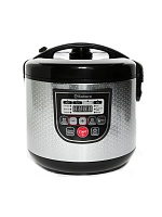 Мультиварка Sakura SA-7753B (5л / 800 Вт / 10 программ) Серебристый