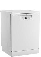 Машина посудомоечная отдельностоящая 60 см Beko BDFN26422W (14 комплектов / 2 полки / Расход воды - 9,5 л / Белый) белый