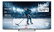 Телевизор Haier 55" Mini LED М4 4K UHD Android TV Чёрный