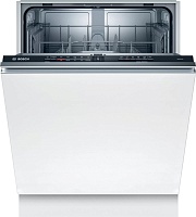 Машина посудомоечная встраиваемая 60 см Bosch SMV2ITX48E (Serie2 / 12 комплектов / 2 полки / расход воды - 9,5 л / InfoLight / Home Connect / А) Белый