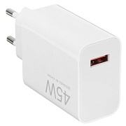 Сетевое зарядное устройство Xiaomi 45W Turbo Charging (Type-A) (BHR07SLEU) белый