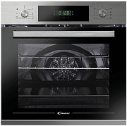 Духовой шкаф Candy FCT625XL/1 (TIMELESS / 70 л / до 250°C / Нерж.сталь / Aquactiva / Гриль / Металлические направляющие / A) нержавеющая сталь
