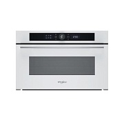 Микроволновая печь встраиваемая Whirlpool WMD54MW (Белое стекло / 31 литр / ширина - 59,5 см / 1000 Вт / Гриль - 800 Вт / JetDefrost 3D) белый