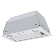 Вытяжка полновстраиваемая KRONA ADEL 600 WHITE PB (780 м³/ч / 65 Вт / LED освещение 2x1,5 Вт/ ширина - 52.5 см / белая) Белый
