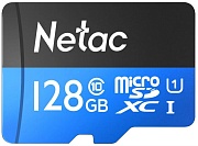 Память micro Secure Digital Card 128Gb class10 Netac / без адаптера SD /NT02P500STN-128G-S/ 