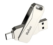 Память USB3.2+TypeC Dual Flash Drive 64Gb Netac U782С /NT03U782C-064G-32PN/ серый