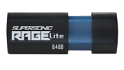 Память USB3.2 Flash Drive  64Gb Patriot Supersonic Rage lite GEN1   /PEF64GRLB32U/ Черный матовый