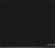 Поверхность индукционная Bosch PIE63KHC1Z (Serie6 / Чёрная стеклокерамика / 4 конфорки / PowerBoost / ReStart / Home Connect / 7,4 кВт) Чёрный
