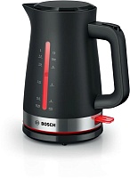 Чайник Bosch TWK4M223 (2400 Вт / 1,7 л / пластик / чёрный) Чёрный