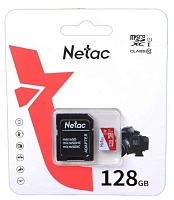 Память micro Secure Digital Card 128Gb Netac ECO / c адаптером SD / NT02P500ECO-128G-R/ 