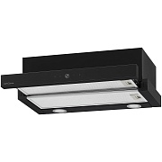 Вытяжка телескопическая KRONA KAMILLA T SENSOR 600 Black (740 м³/ч / 65 Вт / LED освещение 2x1,5 Вт / ширина - 59,7 см / черный / металл) чёрный
