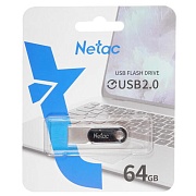 Память USB2.0 Flash Drive  64Gb Netac U278  /NT03U278N-064G-20PN/ чёрный