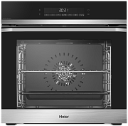 Духовой шкаф Haier HOQ-F5AABX (72 л / Чёрный+нерж. сталь / Гриль / Телескоп.напр.(x2) / AquaClean / A+) чёрный