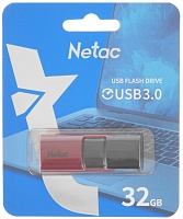 Память USB3.2 Flash Drive  32Gb Netac U182 RED /NT03U182N-032G-32RE/ 