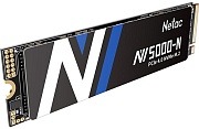 Жесткий диск SSD M.2 500 ГБ Netac NV5000-N NVMe PCI-E 4.0 x4, TLC, R4800/W2700 МБ/с, 2280, 320 TBW (NT01NV5000N-500-E4X) 
