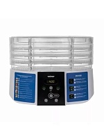 Сушилка для овощей Zelmer ZFD1005 (520 Вт, 40-70°C, 4 секций, регулировка температуры, дисплей, таймер) белый