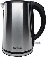 Чайник Gorenje K15DWS (2200Вт / 1,5л / металл) Серебристый Чёрный