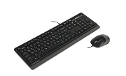 Комплект клавиатура+мышь A4Tech Fstyler F1010 USB, черный/серый чёрный