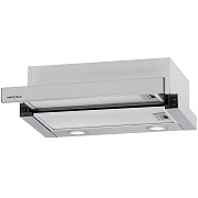 Вытяжка телескопическая KRONA KAMILLA T 500 INOX (500 м³/ч / 80 Вт / LED освещение 2x1,5 Вт / ширина - 49,7 см / нерж. сталь / металл) нержавеющая сталь