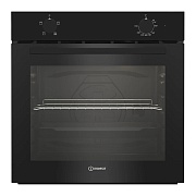 Духовой шкаф Indesit IFE 2420 BL (72 л / до 280 °C / Чёрный / Паровая очистка / Гриль / Съемные направляющие / А) чёрный