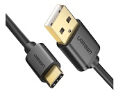 Кабель USB 2.0 Type-A - USB-C Ugreen US287 (60118), длина - 2.0 метра, черный Чёрный