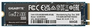Жесткий диск SSD M.2 500 ГБ Gigabyte G325E500G PCI-E 3.0 x4, TLC, R2300/W1500 МБ/с, 2280, 120 TBW (G325E500G) 