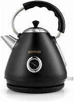 Чайник Gorenje K17CLBK  (2200Вт / 1.7л / металл / черный) Чёрный