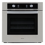 Духовой шкаф KRONA BELCANTO 60 IX (76л / до 250 °C / Нерж. сталь / Традиционная очистка / Гриль / Телескоп. направляющие (x1) / А) нержавеющая сталь