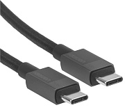 Кабель Ugreen L524 Type-C - Type-C, 2м, (60W), Серый космос (55775) Серый космос