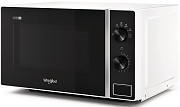 Микроволновая печь Whirlpool MWP 101 W (20 л, 700 Вт, переключатели поворотный механизм, белый/черный) Черный/Белый