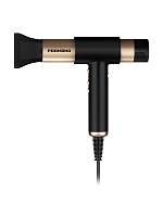 Фен Редмонд HD1729 (мультистайлер/ 1700-2000 Вт / 3 режима / холодный воздух / шнур - 1,7 м / ионизация / насадка-концентратор 2 шт / черный/золотой) чёрный