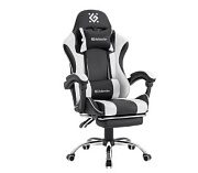 Игровое кресло Defender Tios, чёрный/белый 