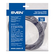 DSP Кабель HDMI  1,8m SVEN with Ethernet High Speed 19M-19M v1.4 