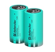 Батарейки BL2 Defender PowerPulse алкалиновая LR14-2BL C (BL-2) 