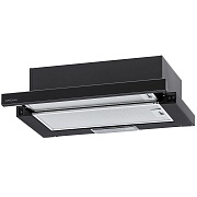 Вытяжка телескопическая KRONA KAMILLA 600 AIR 2B (1066 м³/ч / 2*90 Вт / галогенная лампа 1x28 Вт / ширина - 60 см / черный / стекло) чёрный