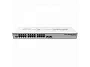 Коммутатор Mikrotik CRS326-24G-2S+RM, 24x 1000BASE-T, 2x SFP+, управляемый L3 