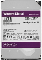 Жесткий диск 14 000Gb WD Purple Pro 512MB 7200rpm WD141PURP для систем видеонаблюдения 