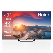 Телевизор Haier 43" S2 Pro 4K UHD HQLED Android TV Чёрный