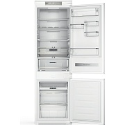 Холодильник встраиваемый Whirlpool WHC18 T594 (Объем - 250 л / Высота - 177 см / Слайдерное крепление фасадов / A+++ / Белый / Морозилка - NoFrost) Белый