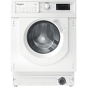 Стирально-сушильная машина встраиваемая Whirlpool BI WDWG 751482 EU N (54,5 см / 7кг / 5 кг / 1400об / пар / 6th SENSE / инверторный двигатель) Белый